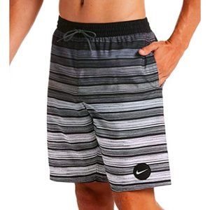 NWT Nike Repel Men's Small Stripe Breaker Swim Trunks Volley Shorts Quick Dry